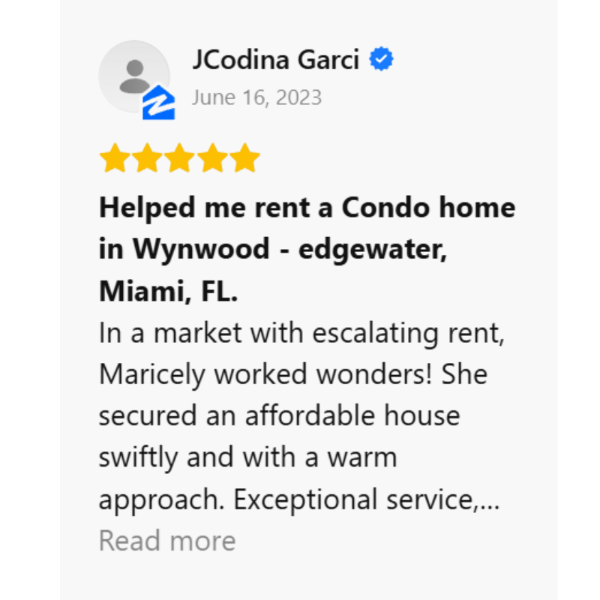 Maricely Alfaro | Reviews